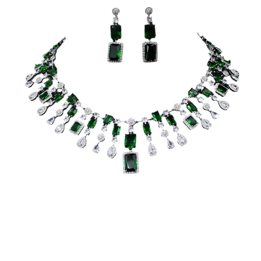 Luxe Ketting Groen Zirconia