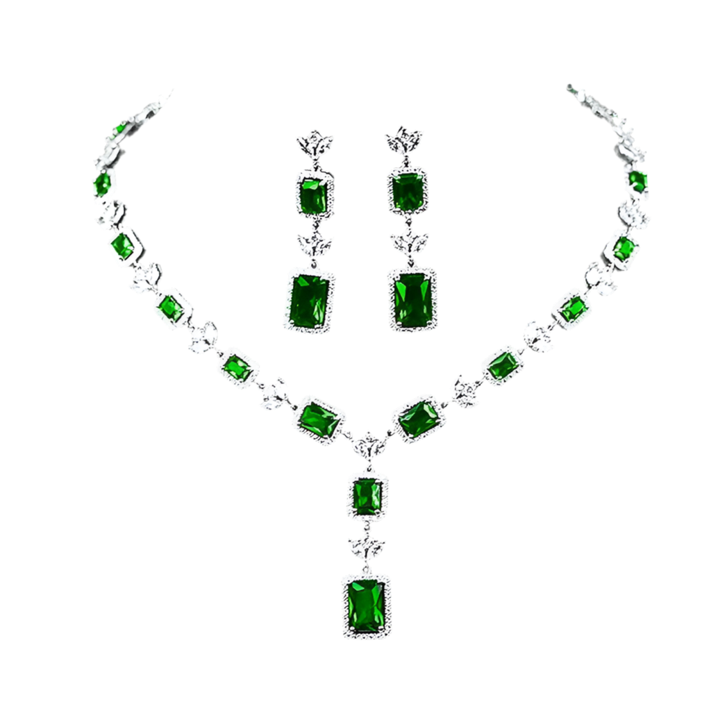 Luxe Zirconia Ketting Groen