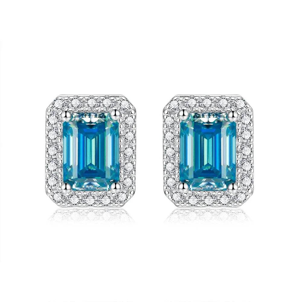 Aqua Bleu Moissante 925S Earring